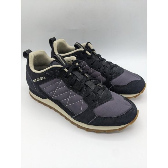 Merrell Shoes - Womens Merrell Alpine Sneaker Size 8.5 Casual Hiking Outdoor Black Suede Leather